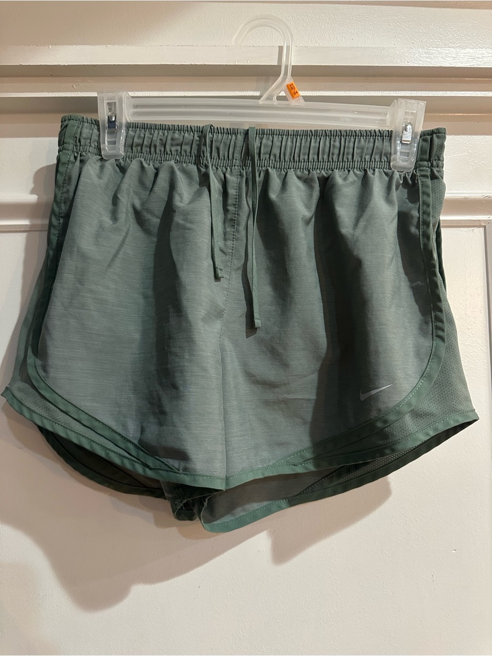 Nike Women's Olive Green Athletic Shorts